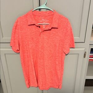 Marc Anthony Vibrant Coral Polo Shirt